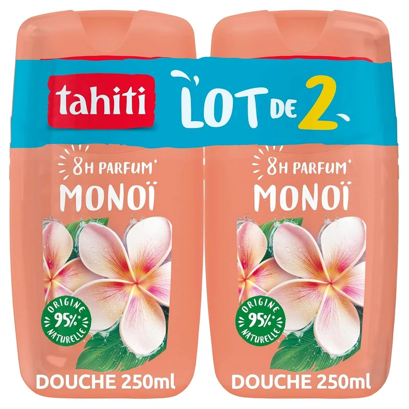 Monoï Frangipanier Exotique Gel Douche Tahiti gels douche